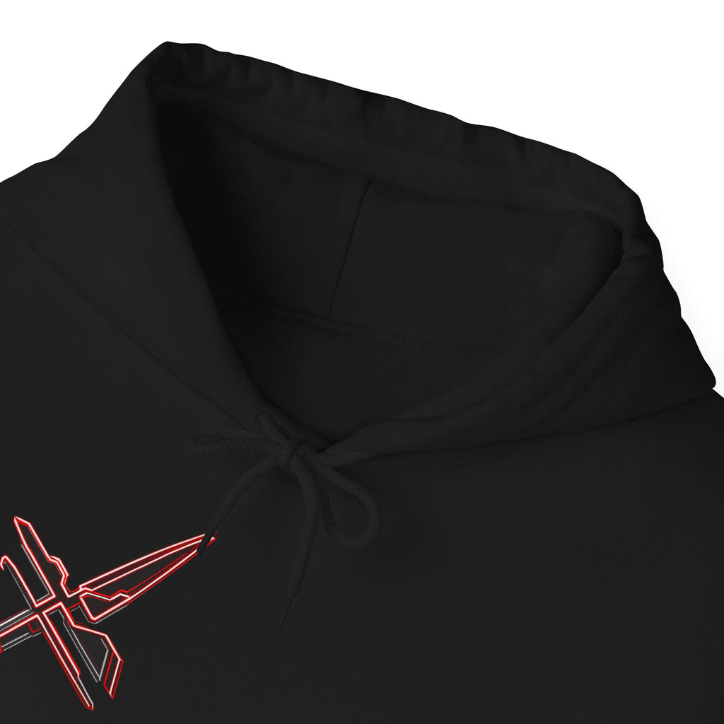 Tron-Inspired Vextor Hoodie — Retro Futuristic Tech Sweatshirt